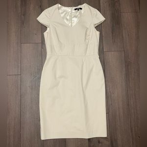 Alex Marie Cap Sleeve Cream Dress